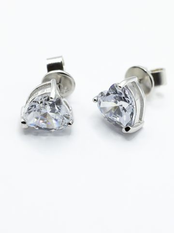 ANABELLA SILVER EARRINGS WHITE CUBIC ZIRCONIA