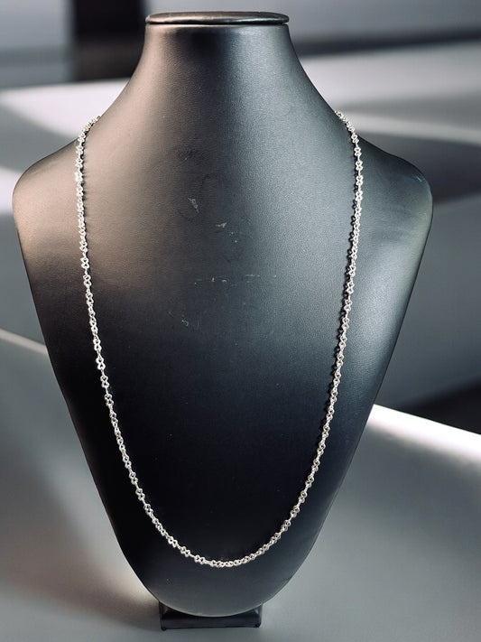 Vada silver chain 28 inches