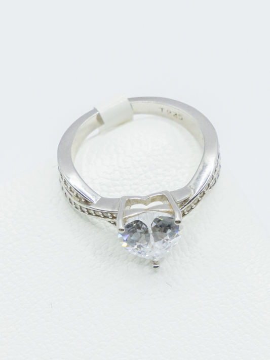 AYLA ZIRCONIA SILVER RING