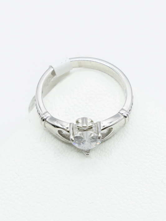 SARAH ZIRCONIA SILVER RING